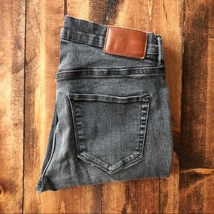 skinny skinny ankle high riser jeans